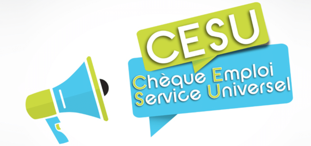 Illustration représentant le CESU (chèque emploi service universel)